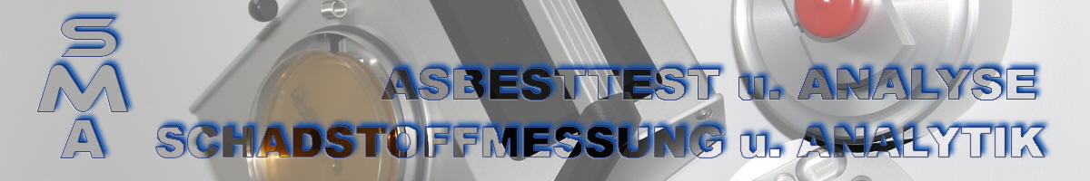 SMA Schadstoffmessung u. Schadstoffanalytik GmbH u Co.KG  Asbestuntersuchung, Asbestmessung, Asbesttest, Asbestanalyse in der Raumluft von Innenräumen, Gebäuden, Immobilien, Gewerbeobjekten, Hallen, im Fertighaus, Untersuchung und Messung auf Partikel Fasern Mikrofasern Nanopartikel. Diagnostik von Gebäuden Gebäudediagnostik in Nordrhein-Westfalen